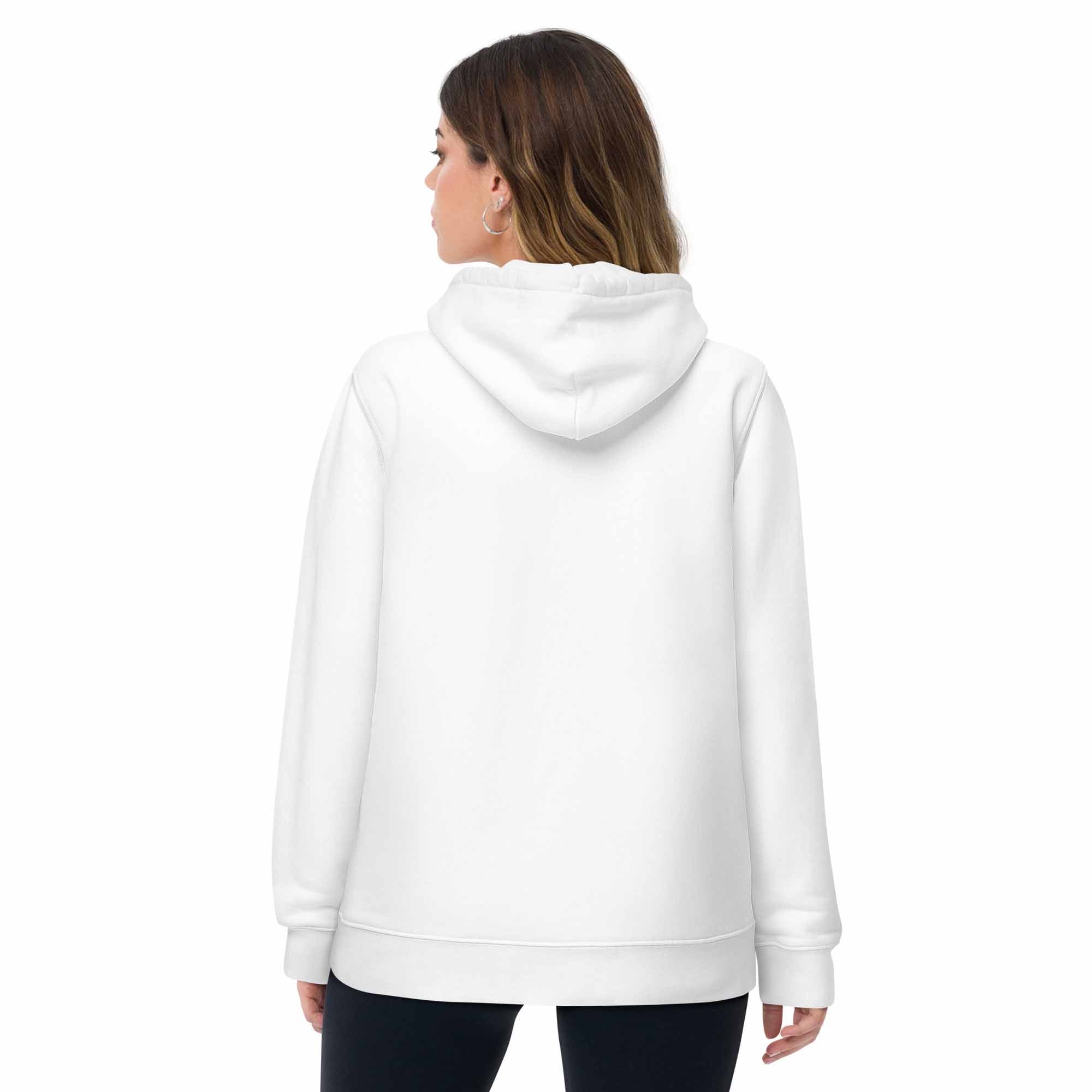 White cotton hoodie on sale women's