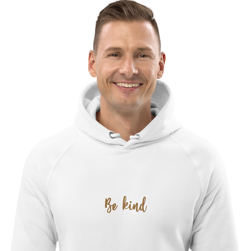 Be Kind Men's Organic Cotton Hoodie