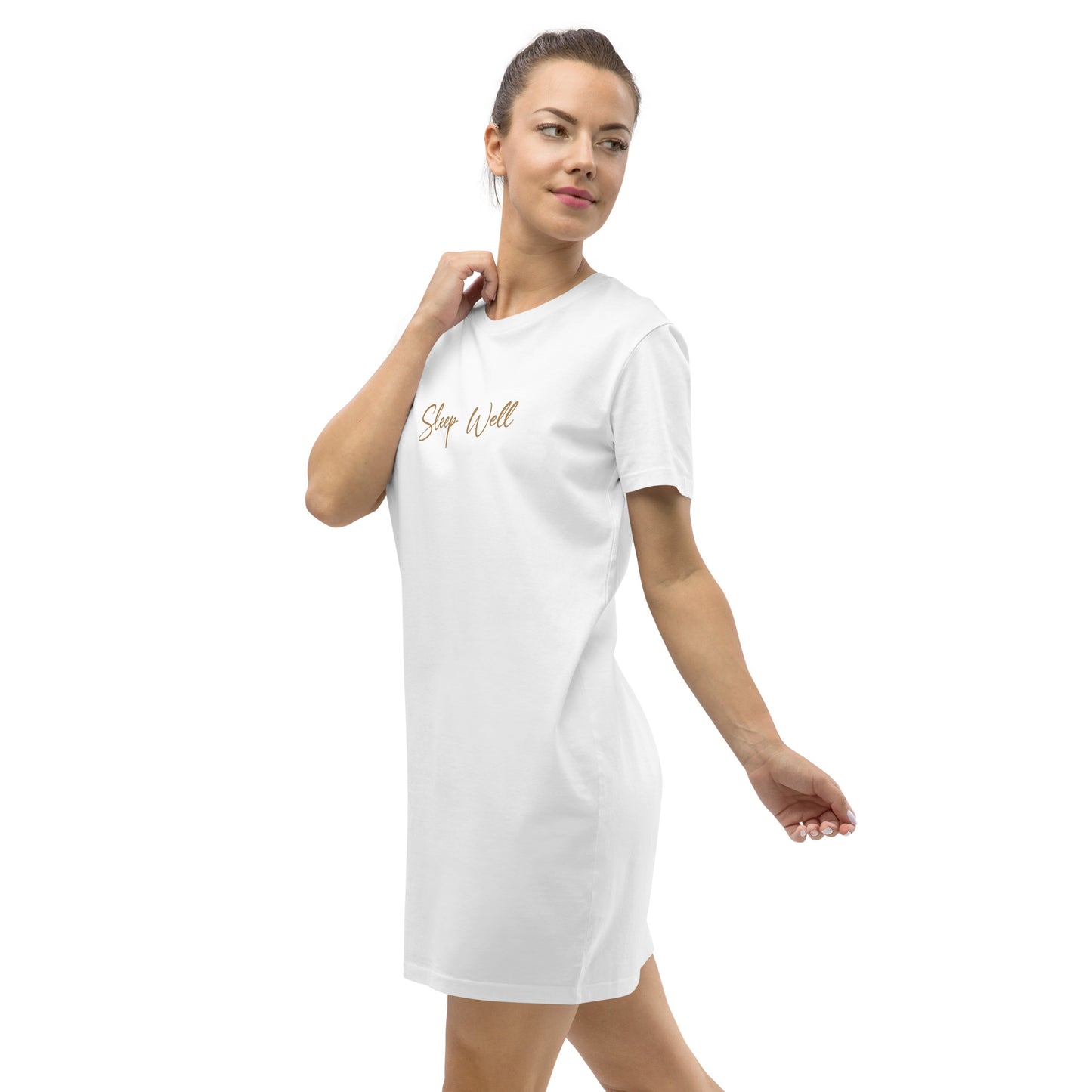 Sleep Well 100% Organic Cotton T-Shirt Dress Loungewear