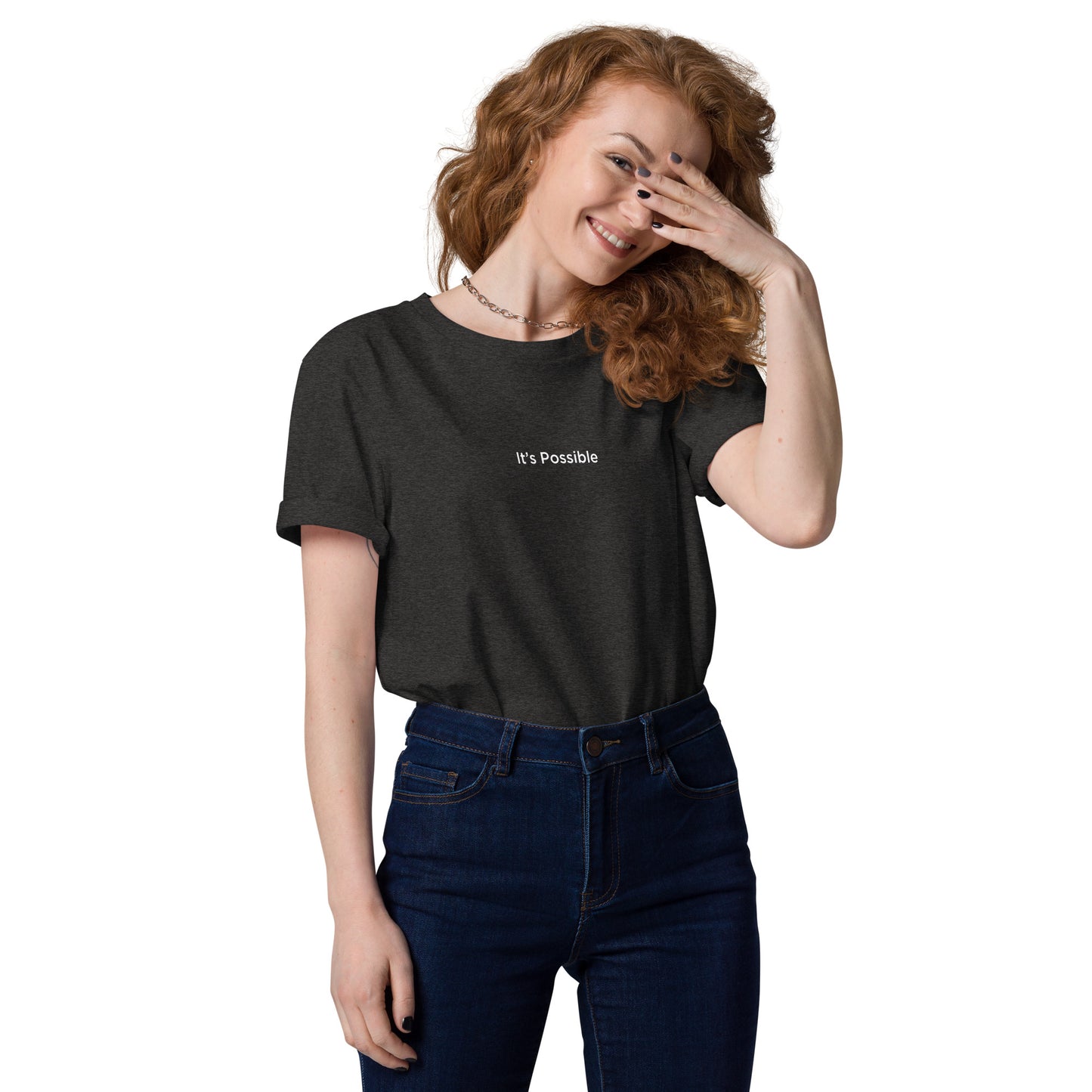 It's Possible Women's Oversized 100% Organic Cotton T-Shirt